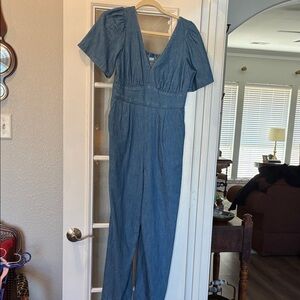 Blue Denim Jumpsuit size small